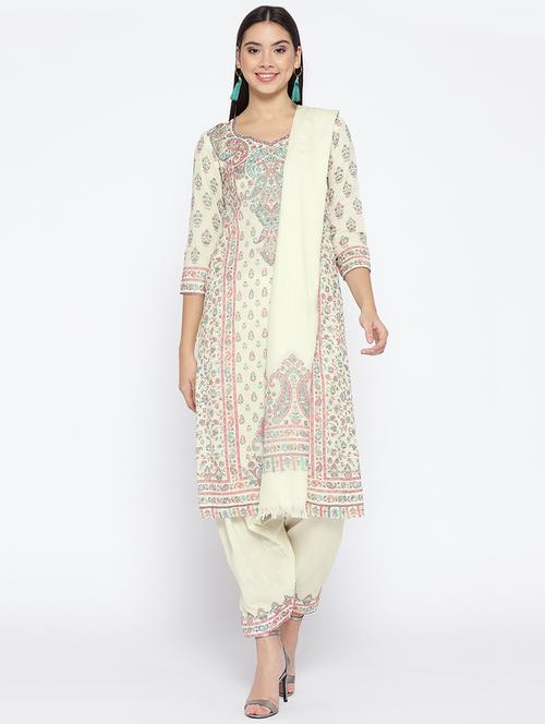 Self-design unstitched salwar suit - 15735781 - Standard Image - 1
