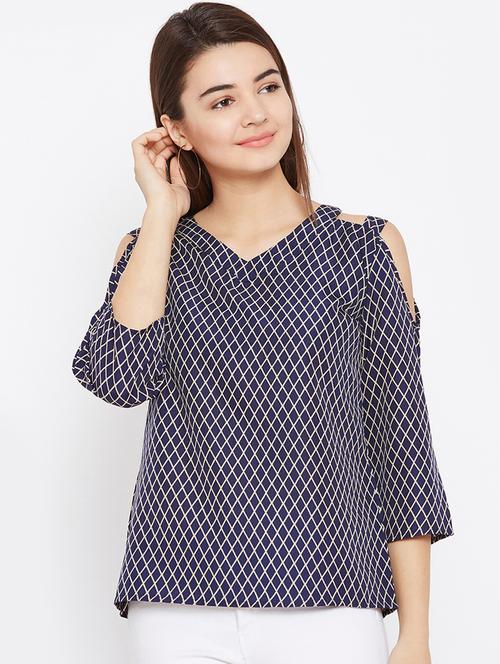 cut out detail printed top - 15735859 - Standard Image - 1