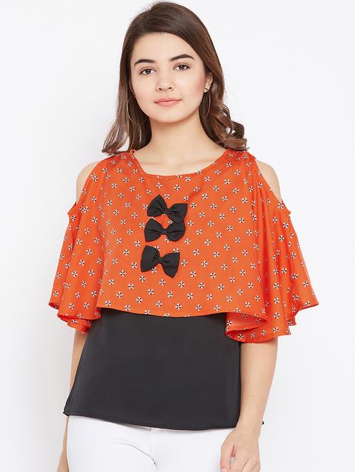 bow detail overlay top - 15735881 - Standard Image - 1