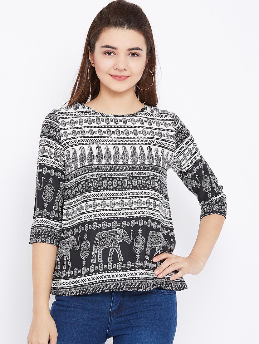 keyhole back printed top - 15735887 - Zoom Image - 1