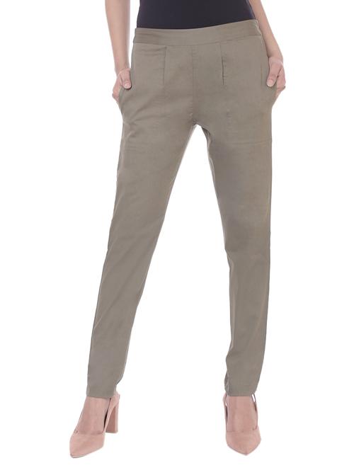 elasticated waist pleated trouser - 15735971 - Standard Image - 1