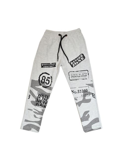 grey cotton track pant - 15736488 - Standard Image - 1