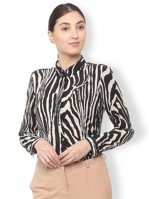 animal print long sleeved shirt - 15736816 - Standard Image - 1