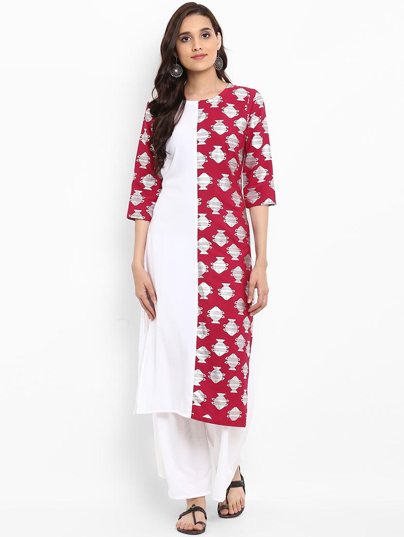 Printed straight kurta - 15737009 - Zoom Image - 1