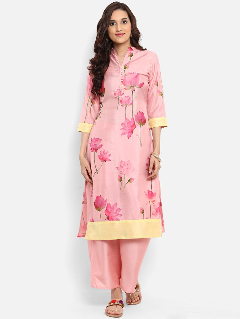 Digital print straight kurta - 15737010 - Zoom Image - 1