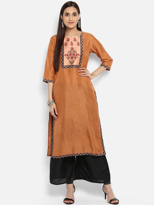 Printed straight kurta - 15737020 - Standard Image - 1