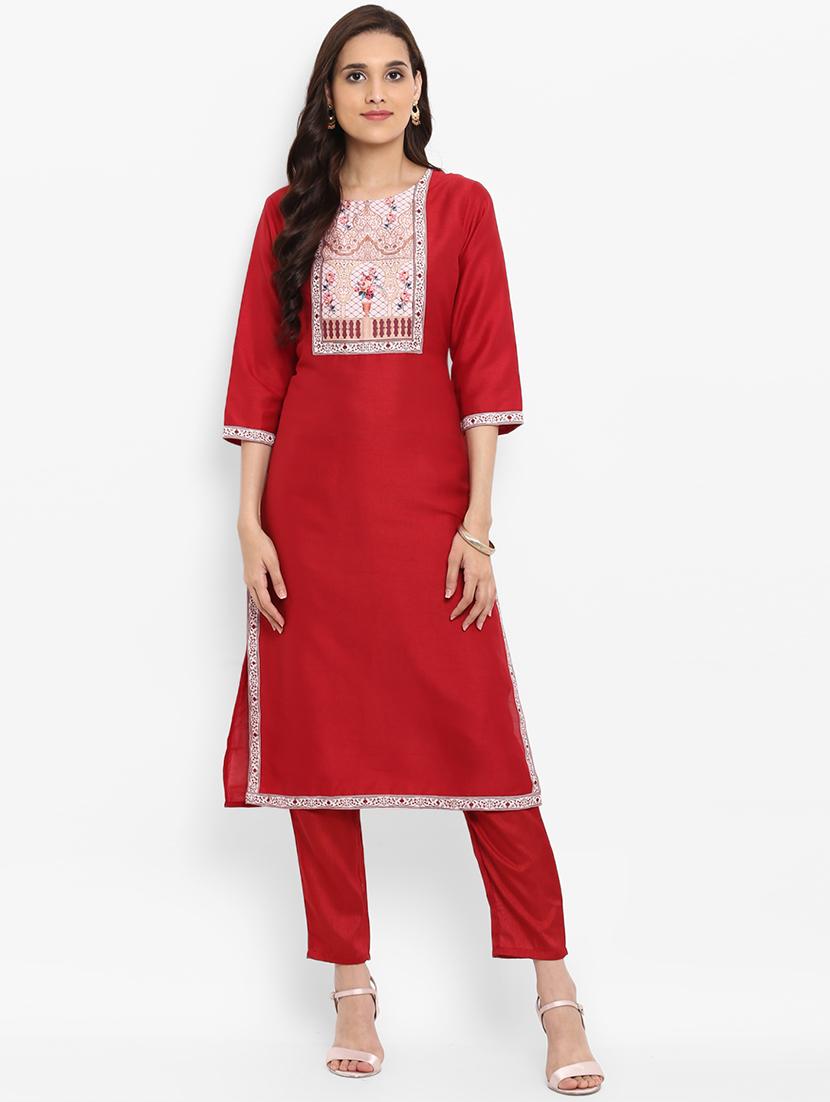 Printed straight kurta - 15737026 - Zoom Image - 1