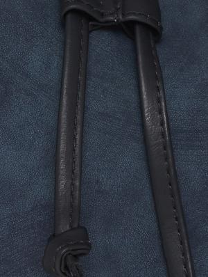blue leatherette (pu) regular sling bag - 15737027 - Standard Image - 5