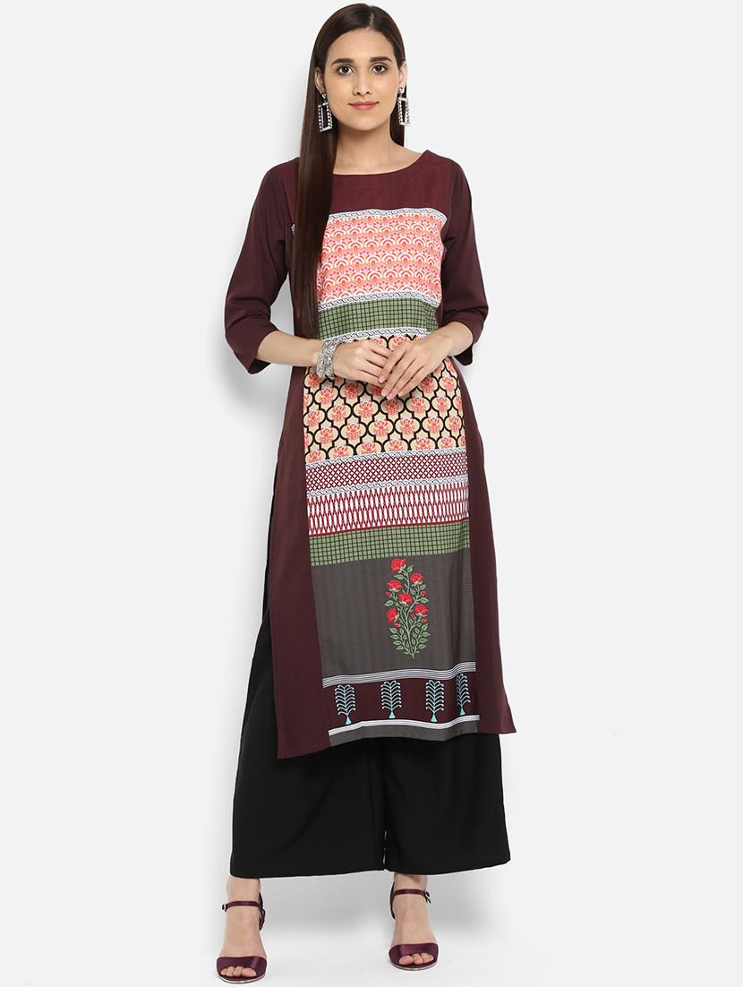 Printed straight kurta - 15737042 - Zoom Image - 1