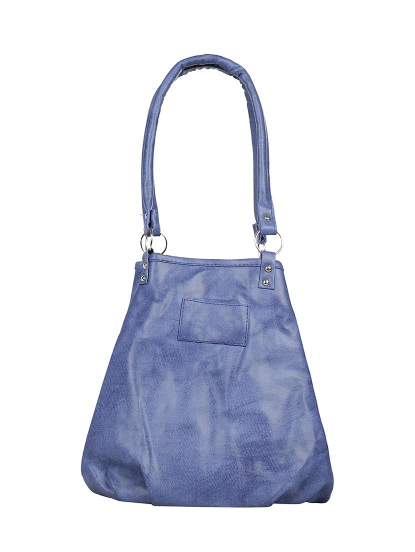 blue leatherette (pu) regular handbag - 15737075 - Zoom Image - 1