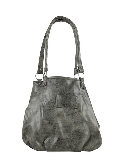 black leatherette (pu) regular handbag - 15737079 - Standard Image - 1