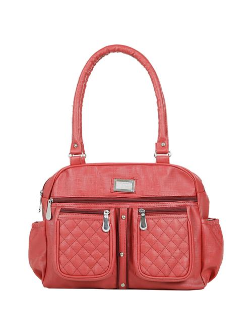 red leatherette (pu) regular handbag - 15737082 - Standard Image - 1