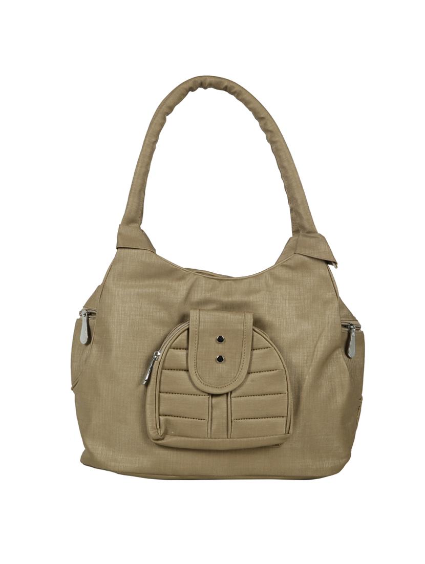 brown leatherette (pu) regular handbag - 15737088 - Zoom Image - 1
