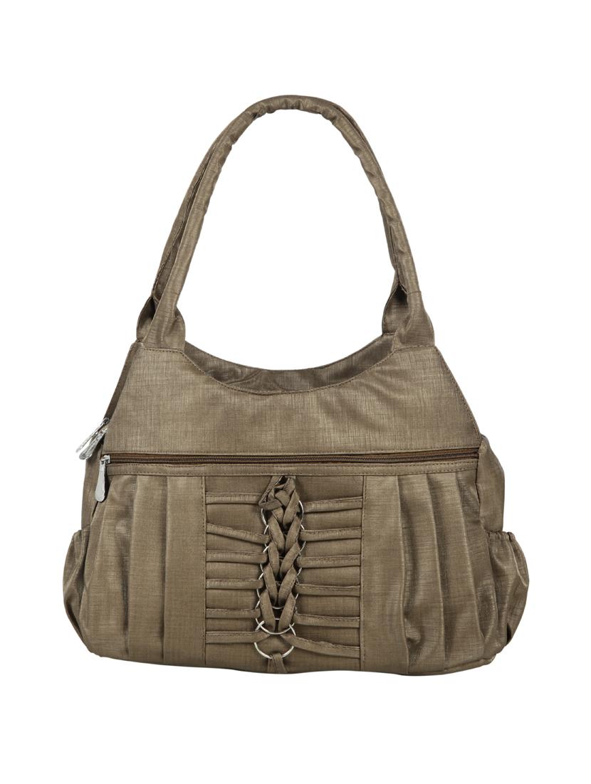 brown leatherette (pu) regular handbag - 15737094 - Zoom Image - 1