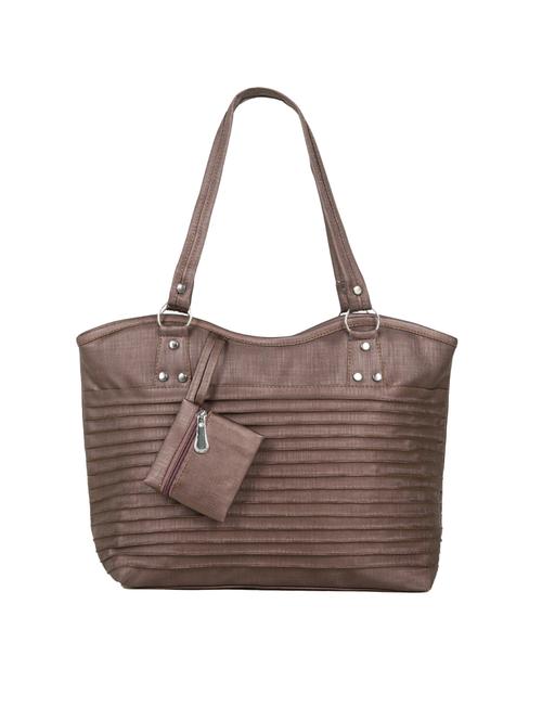purple leatherette (pu) regular handbag - 15737102 - Standard Image - 1
