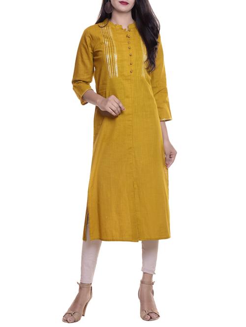 sequin straight kurta - 15737486 - Standard Image - 1