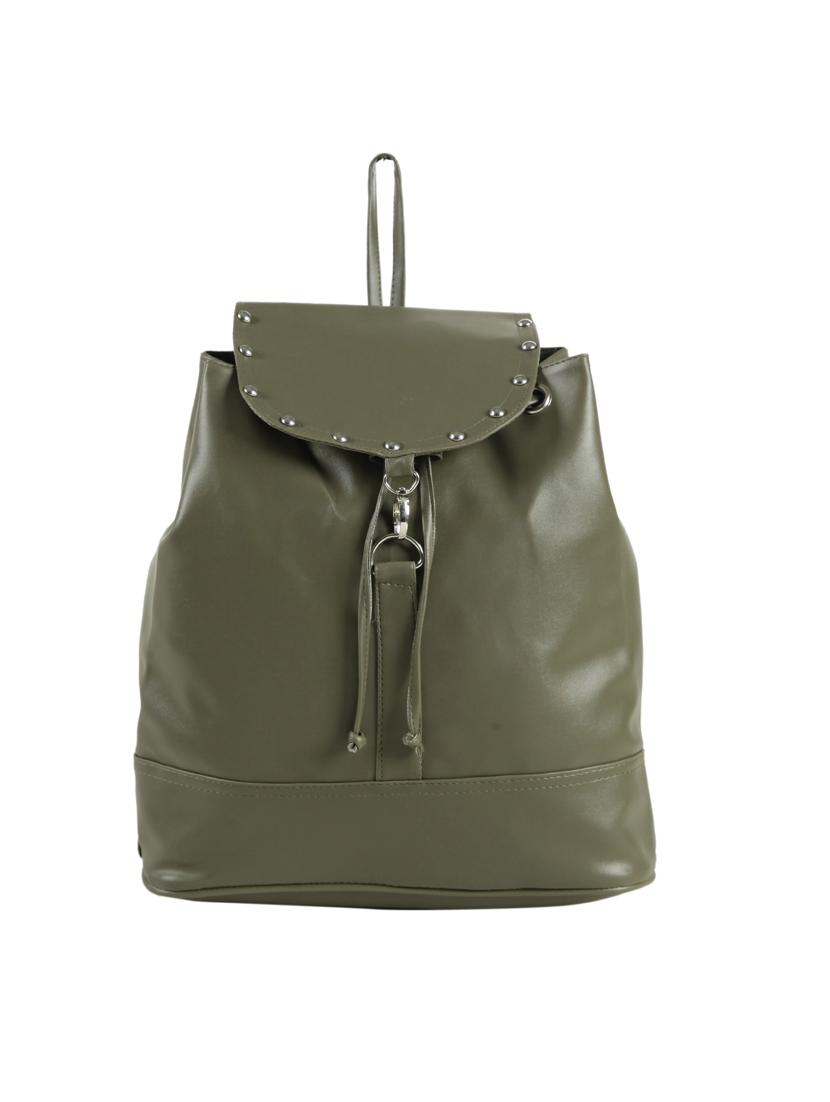 green leatherette (pu) fashion backpack - 15737525 - Zoom Image - 1