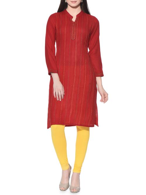 Kaantha straight kurta - 15737564 - Standard Image - 1