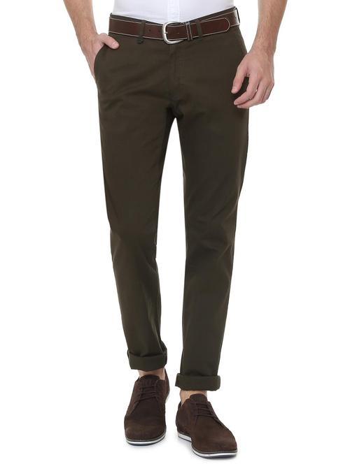 brown cotton chinos - 15737580 - Standard Image - 1