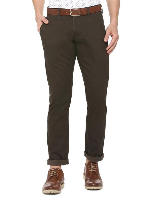 brown cotton chinos - 15737584 - Standard Image - 1