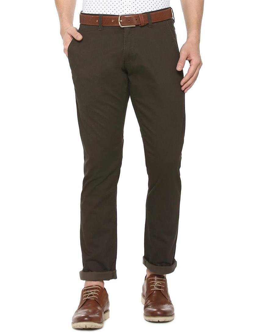 brown cotton chinos - 15737584 - Zoom Image - 1