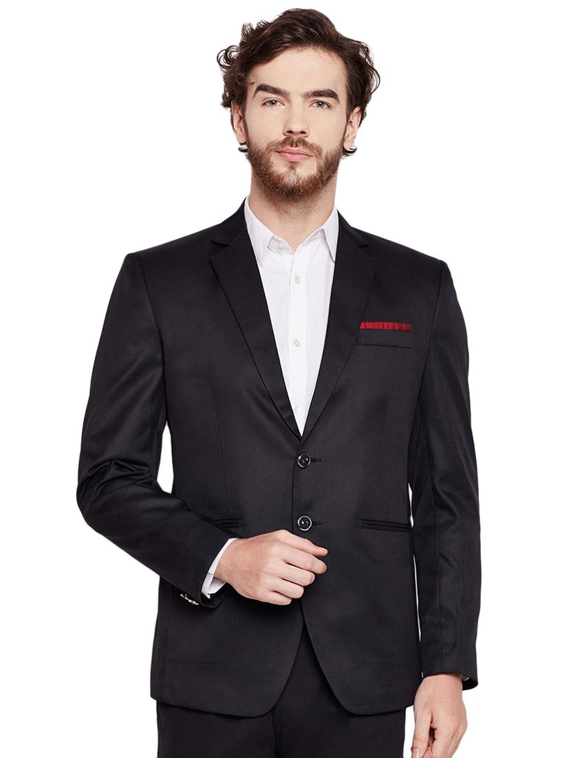 black polyester single breasted blazer - 15737672 - Zoom Image - 1