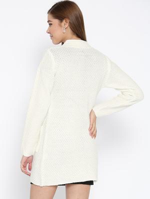 pocket detail woolen cardigan - 15737791 - Standard Image - 3