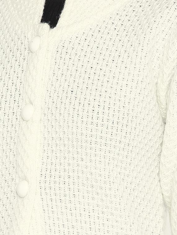 pocket detail woolen cardigan - 15737791 - Zoom Image - 5