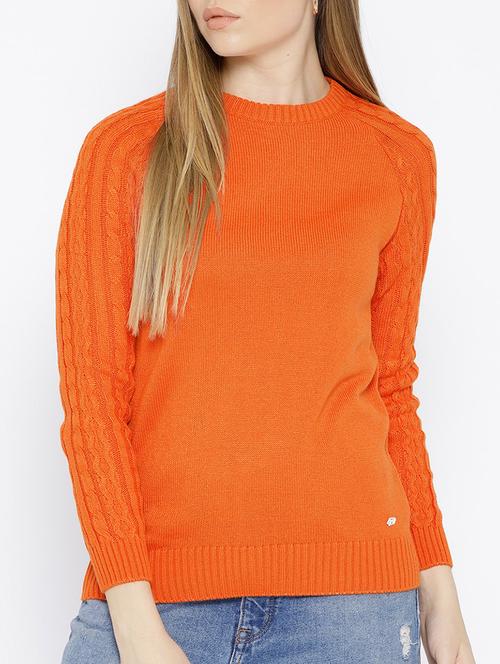 cable knit woolen pullover - 15737794 - Very Small Image - 1