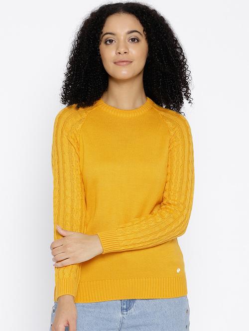 cable knit woolen pullover - 15737796 - Standard Image - 1