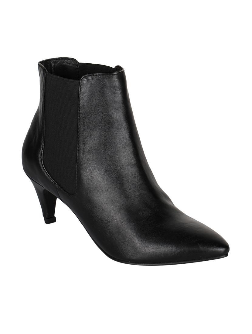 black slip on ankle boots - 15737854 - Zoom Image - 1