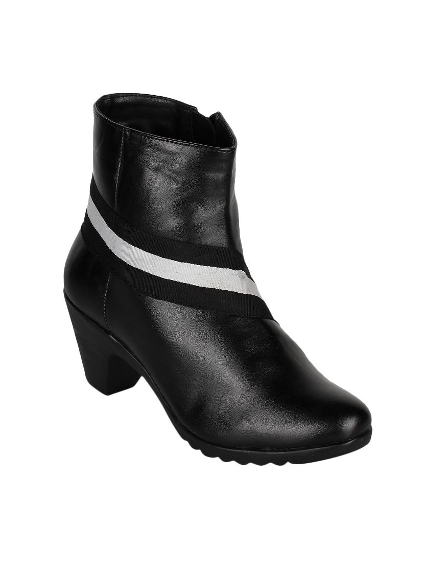 black zipper ankle boots - 15737876 - Zoom Image - 1