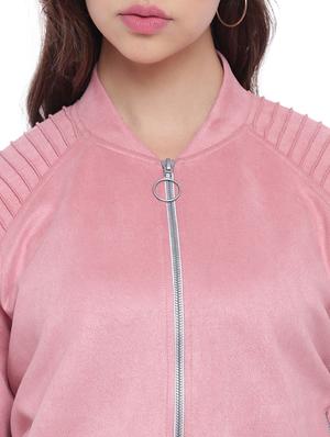 drawstring hem varsity jacket - 15737937 - Standard Image - 5
