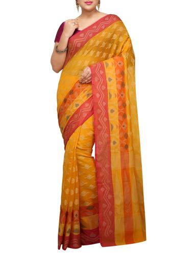 zari motif banarasi saree with blouse - 15737972 - Very Small Image - 1