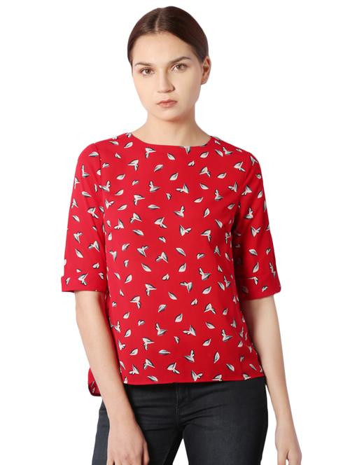 keyhole back printed top - 15738074 - Standard Image - 1