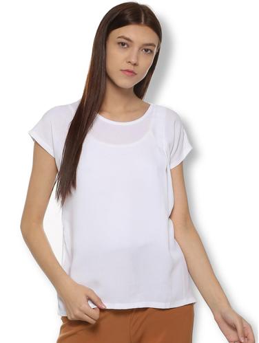 round neck short sleeved top - 15738091 - Very Small Image - 1
