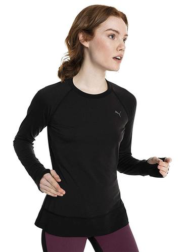 raglan sleeved thumb-hole detail tee - 15738406 - Very Small Image - 1