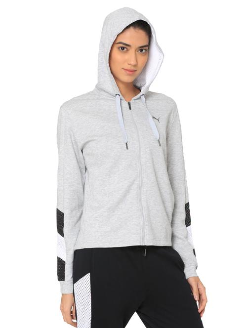 zip-up hooded sweatshirt - 15738424 - Standard Image - 1