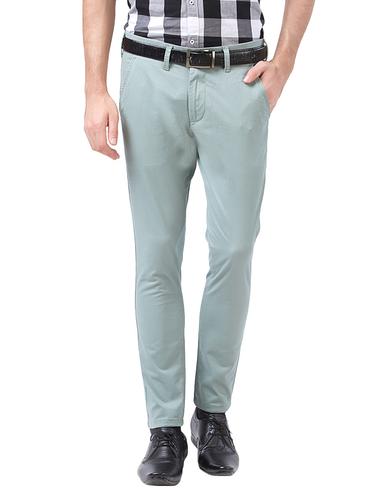 green cotton chinos - 15738433 - Very Small Image - 1