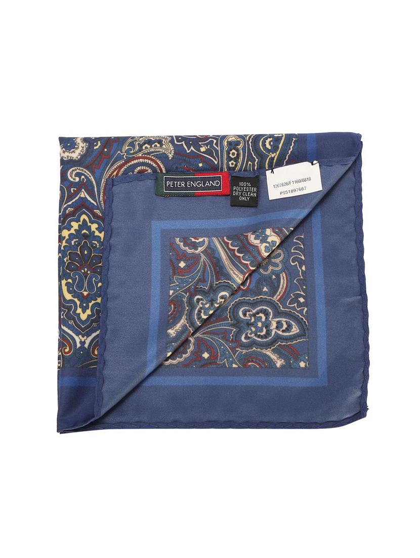 navy polyester pocketsquare - 15738499 - Zoom Image - 1