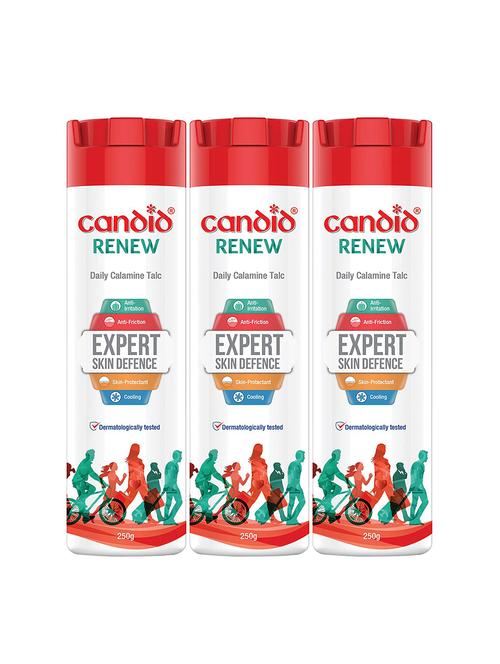 Candid Renew Daily Calamine Talc (Pack of 3) - 15738553 - Standard Image - 1