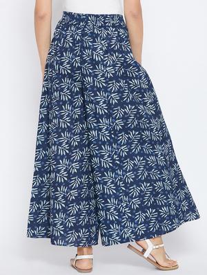 elasticated waist batik print palazzo - 15738715 - Standard Image - 3