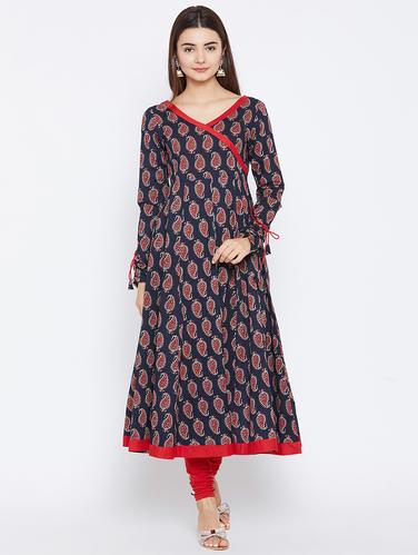 Paisley anarkali kurta - 15738745 - Very Small Image - 1