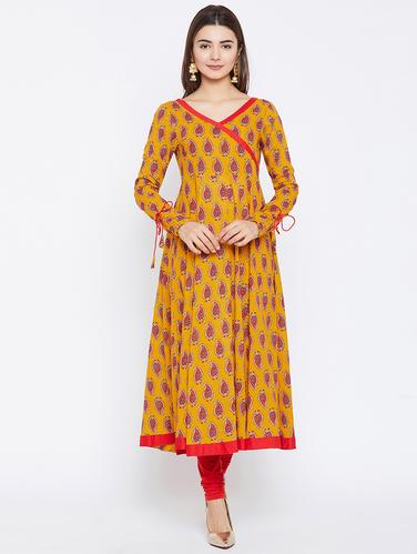 Paisley anarkali kurta - 15738746 - Very Small Image - 1