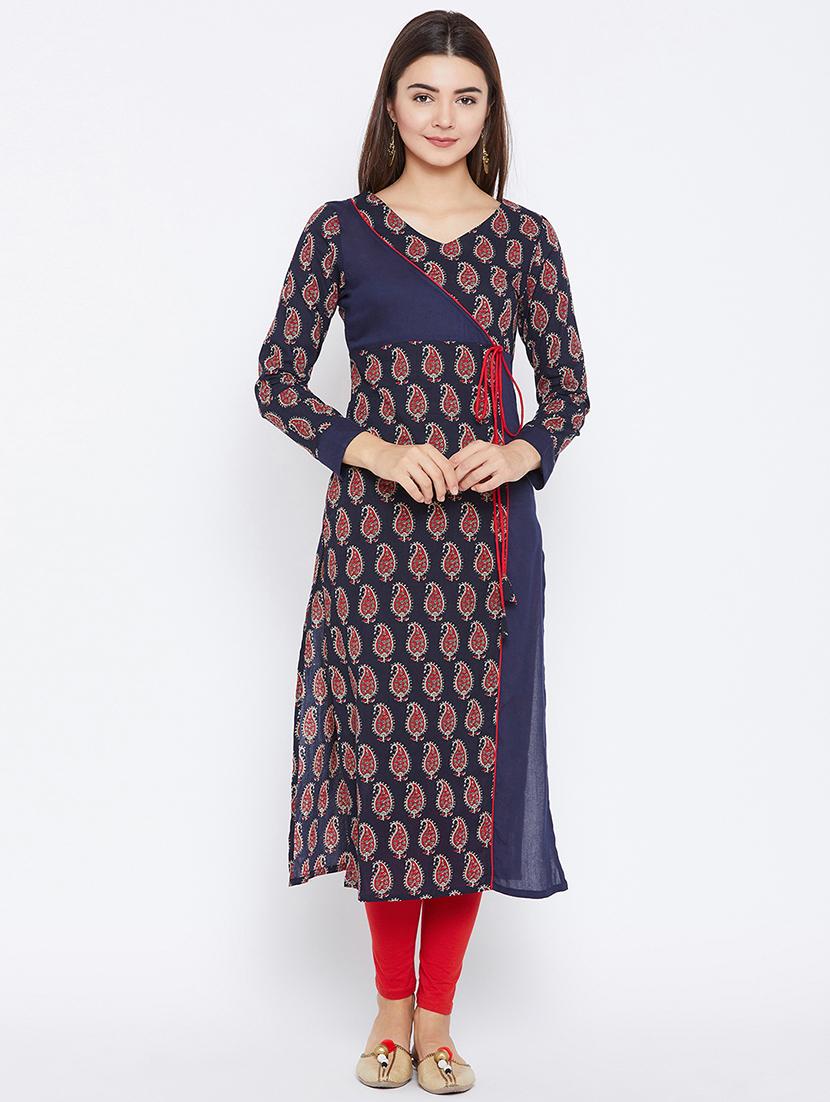 Paisley anarkali kurta - 15738747 - Zoom Image - 1