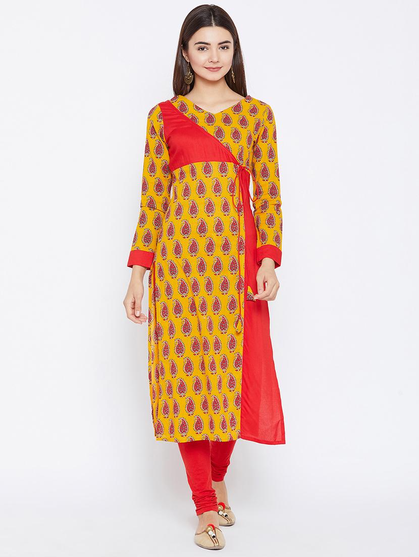 Paisley anarkali kurta - 15738748 - Zoom Image - 1