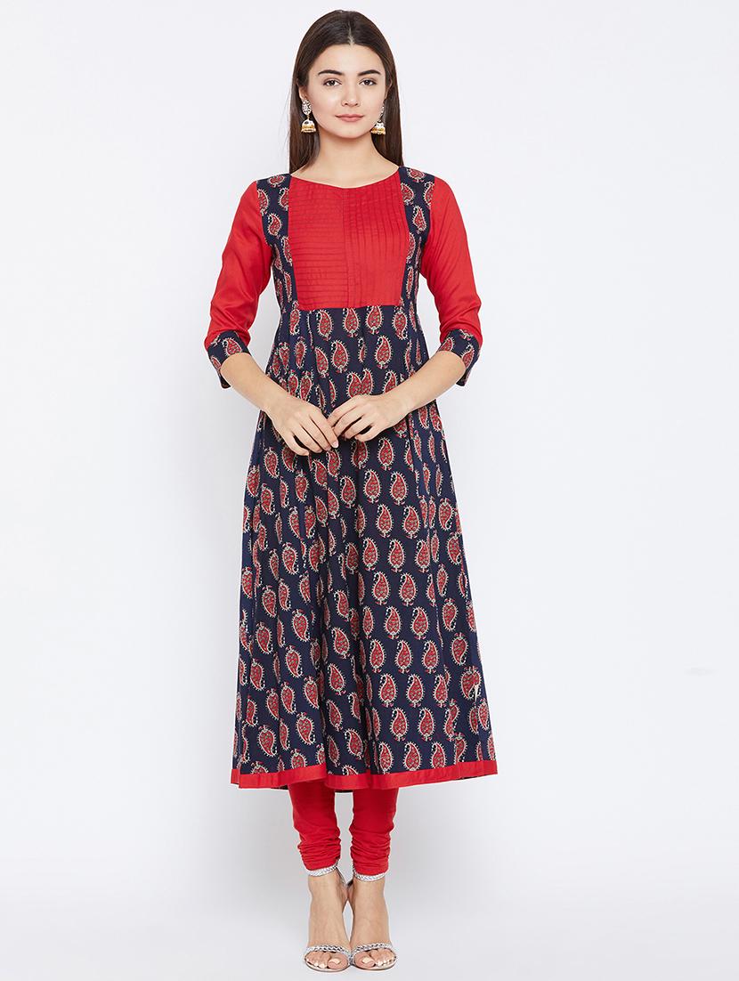 Paisley anarkali kurta - 15738752 - Zoom Image - 1