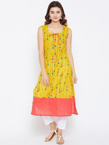 Printed straight kurta - 15738771 - Very Small Image - 1