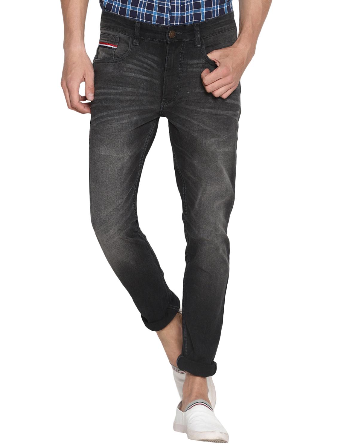 black cotton washed jeans - 15738812 - Zoom Image - 1