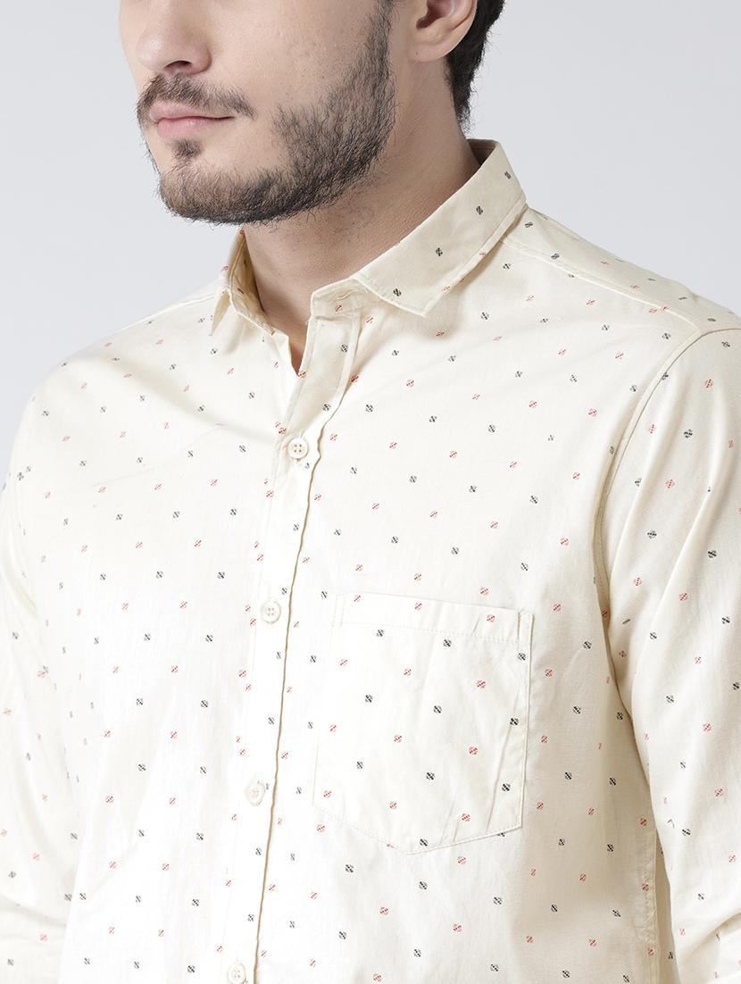 yellow cotton casual shirt - 15738855 - Zoom Image - 5